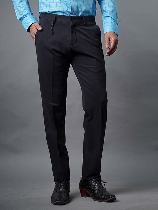 Buy blackberry trousers for men slim fit formal in India @ Limeroad