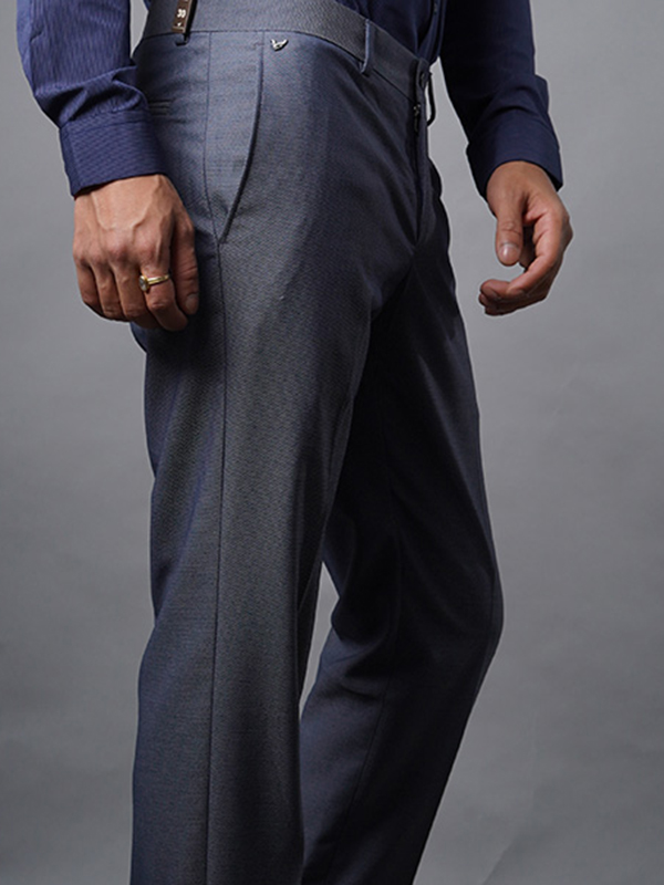 Buy VILLAIN Men's Formal Trousers - Slim Fit Formal Pants - Navy Blue  Online at Best Prices in India - JioMart.
