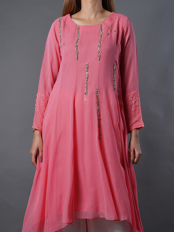 Share more than 156 pink designer kurti